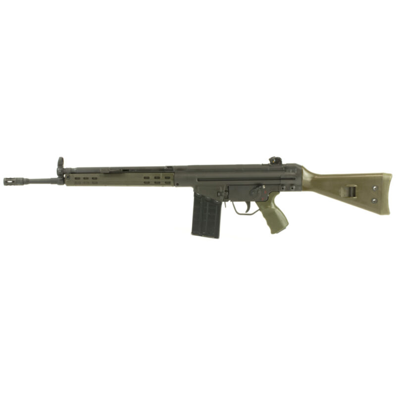 PTR Industries PTR-91 GI Semi-automatic Rifle 308 Winchester 18″ Barrel 20 Rounds Green Furniture