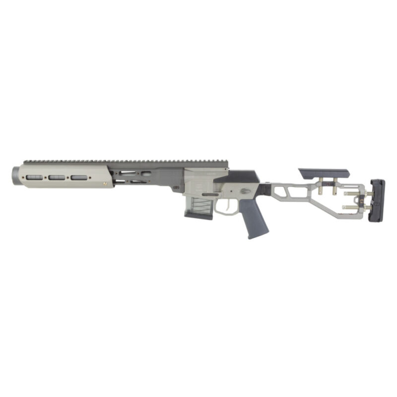 Q Mini Fix SD Short Barrel Rifle 300 Blackout 8″ Threaded Barrel 5/8X24 Thread Pitch Gray with Black Accents