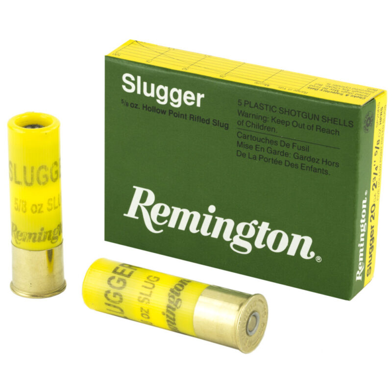 Remington Slugger 20 Gauge 2.75″ 5 Round Box
