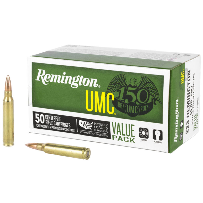 Remington UMC 223 Remington 55 Grain 50 Round Box