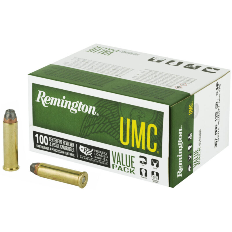 Remington UMC 357 Magnum 125 Grain 100 Round Box