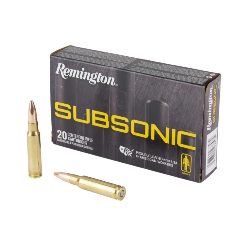 Remington Subsonic 308 Winchester 205 Grain 20 Round Box