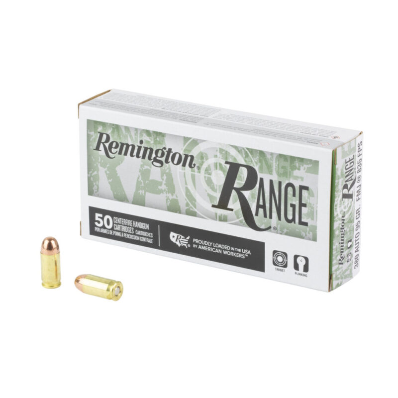 Remington Range .380ACP 95 Grain 50 Round Box