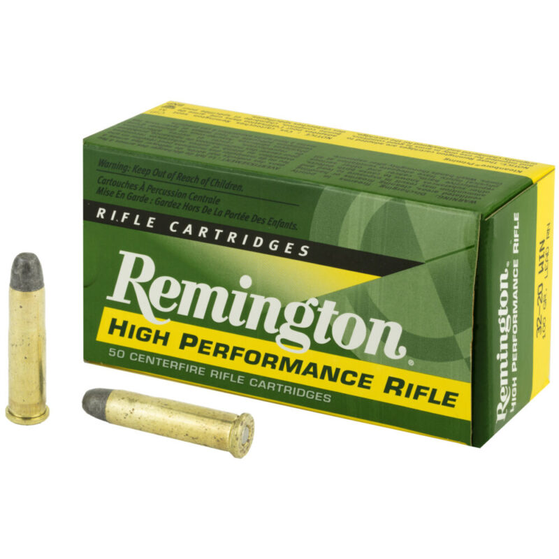 Remington High Performance 32-20 Winchester 100 Grain 50 Round Box