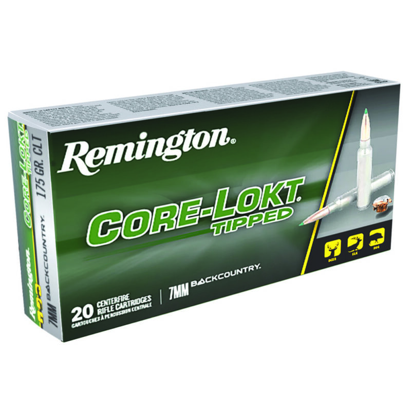 Remington Core-Lokt Tipped 7MM Backcountry 175 Grain 20 Round Box