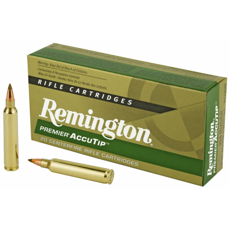 Remington Premier Accutip 204 Ruger 40 Grain 20 Round Box
