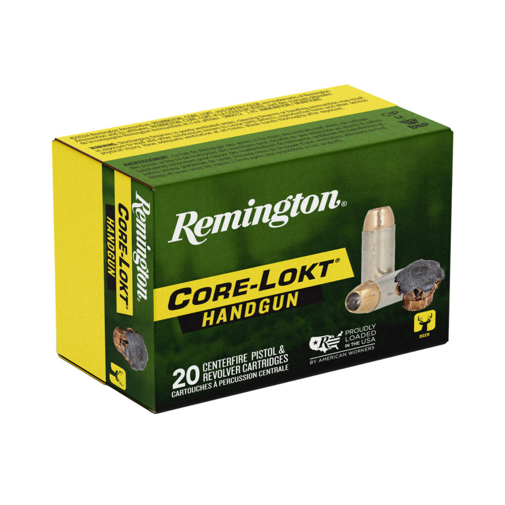 Remington Core Lokt Handgun 10MM 200 Grain 20 Round Box