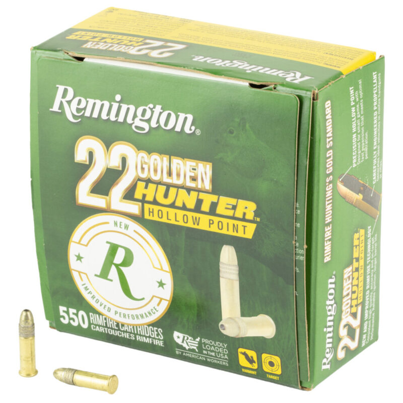 Remington Golden Hunter 22LR 40 Grain 550 Round Box