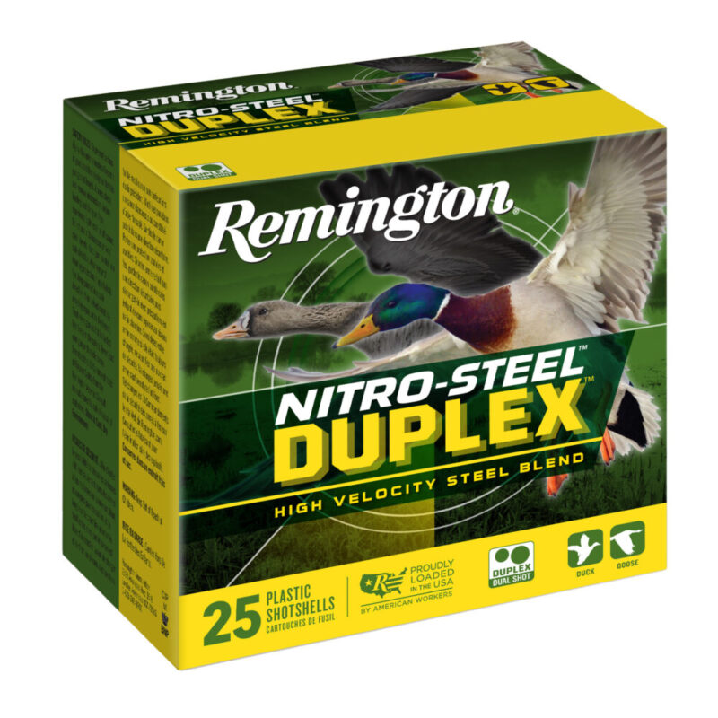 Remington Nitro Steel Duplex Magnum 12 Gauge 3″ #2 and #6 Shot