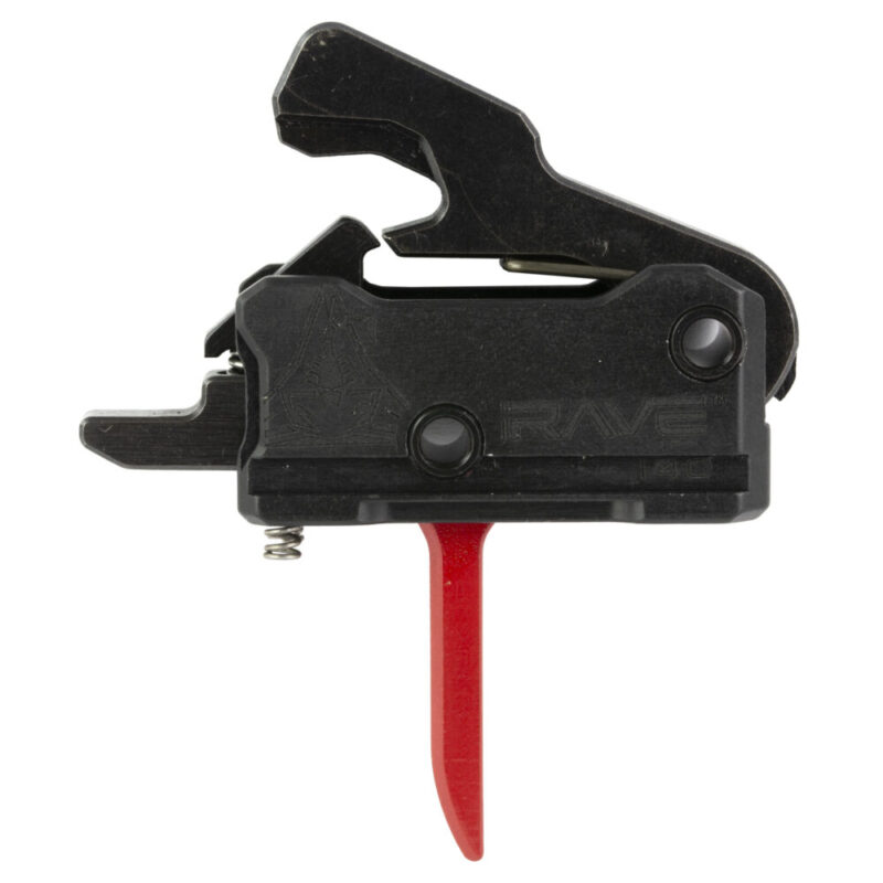 Rise Armament RAVE Super Sporting Trigger Flat 3.5 lb Single Stage Pull Red