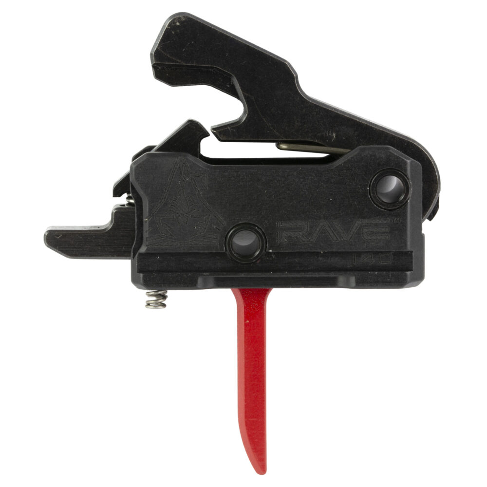 Rise Armament RAVE Super Sporting Trigger Flat 3.5 lb Single Stage Pull Red