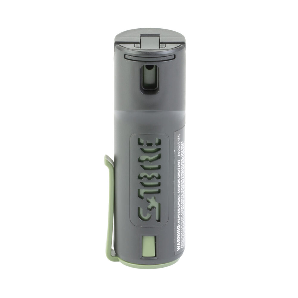 Sabre Fast Flip-Top Pepper Spray Black/Green