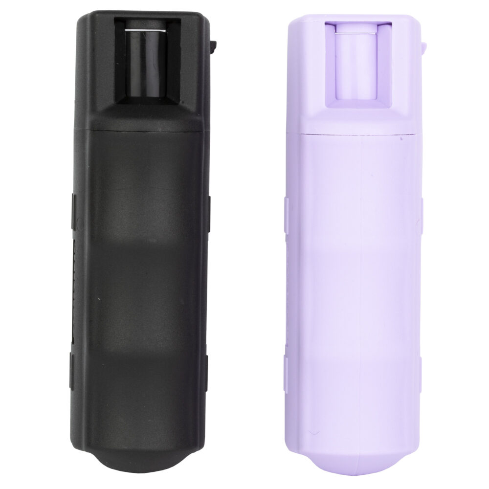 Sabre Pepper Gel Hard Case Combo Pack .54 Ounces 1 Black and 1 Lavender