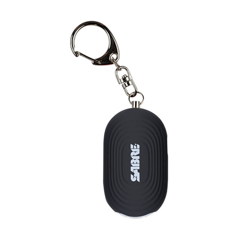 Sabre 2-in-1 Alarm 130db 20 Lumen LED Light Black