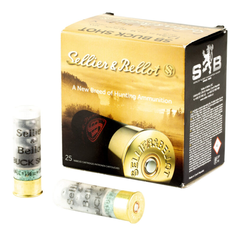 Sellier & Bellot Shotshell 12 Gauge 2.75″ 00 Buck