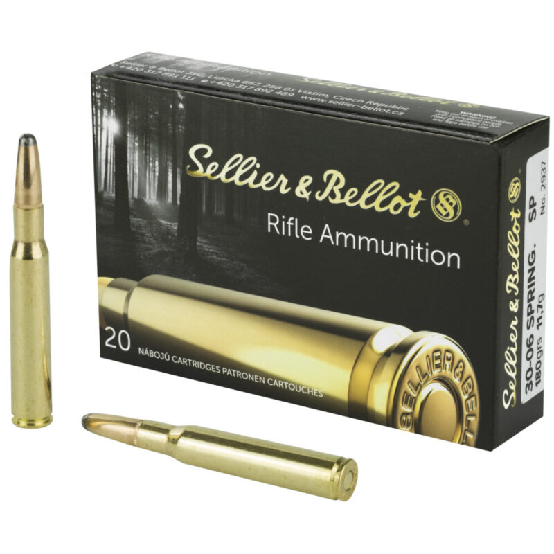 Sellier & Bellot Rifle 30-06 180 Grain 20 Round Box