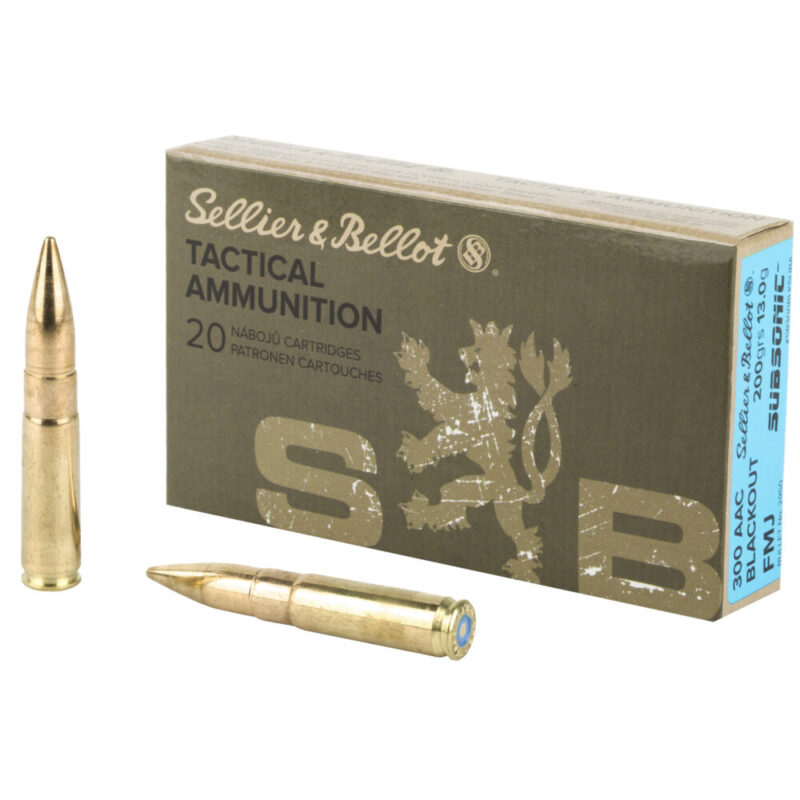 Sellier & Bellot Rifle 300 Blackout 200 Grain 20 Round Box