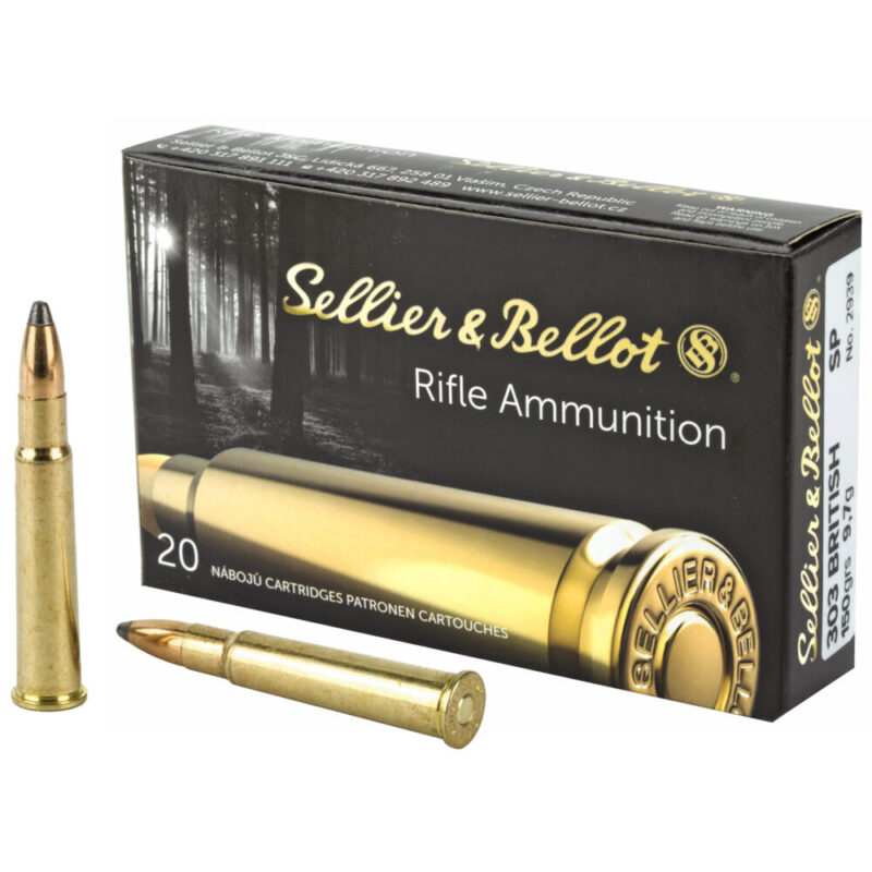 Sellier & Bellot Rifle 303 British 150 Grain 20 Round Box