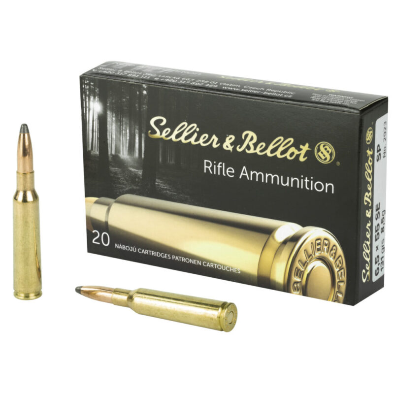 Sellier & Bellot Rifle 6.5X55 Swedish 131 Grain 20 Round Box