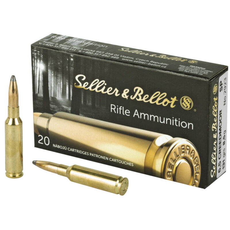 Sellier & Bellot Rifle 6.5 Creedmoor 131 Grain 20 Round Box
