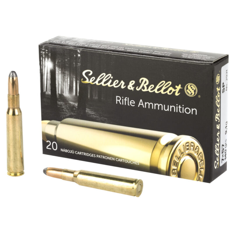 Sellier & Bellot Rifle 7X57 140 Grain 20 Round Box
