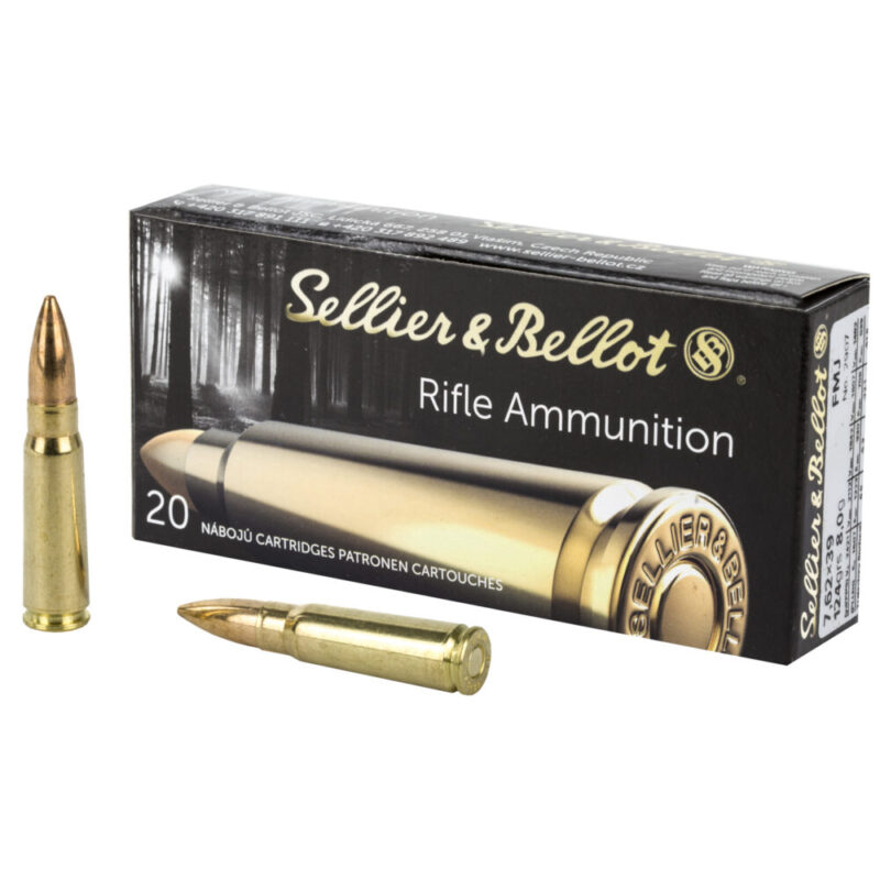Sellier & Bellot Rifle 762X39 124 Grain 20 Round Box
