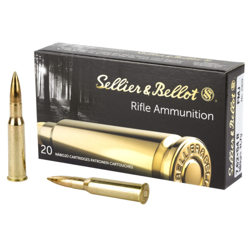 Sellier & Bellot Rifle 7.62X54R 180 Grain 20 Round Box