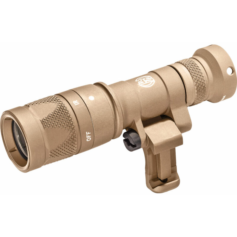 Surefire M340V Scout Pro Flashlight LED 1913 Picatinny Mount installed Z68 On/Off Tailcap Tan Finish