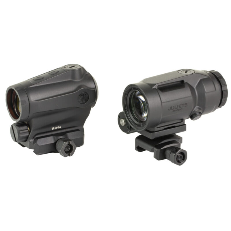 Sig Sauer ROMEO5XDR GEN II/JULIET5-MICRO 5x Magnification 65 MOA Circle with 2 MOA Red Dot Red Dot Sight and Magnifier Combo