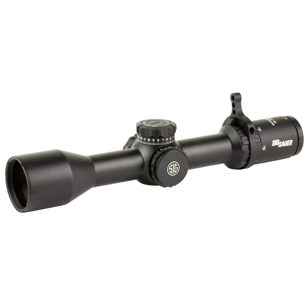 Sig Sauer WHISKEY6 Rifle Scope 3-18X Magnification 44MM Objective 30MM Main Tube Black