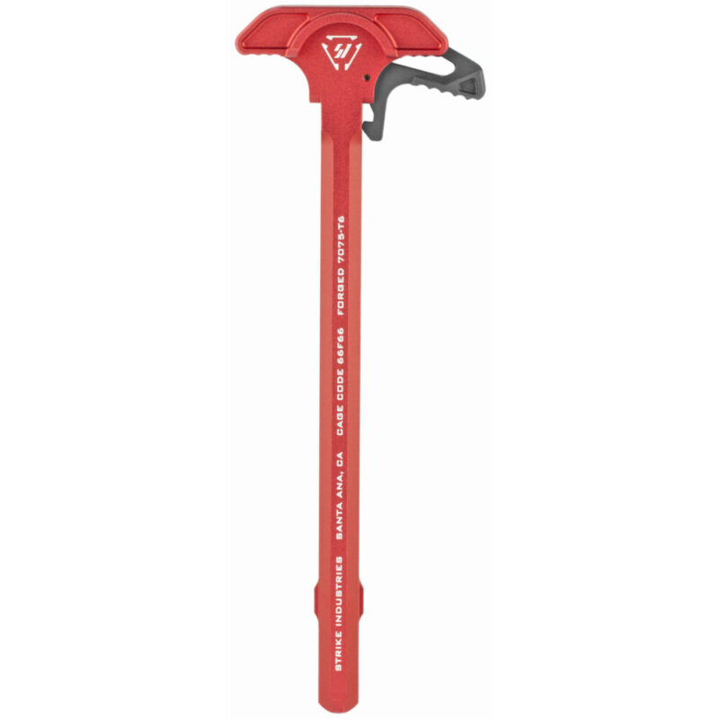 Strike Industries Charging Handle Extended Latch Red