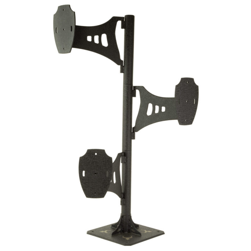 Skull Hooker Short Trophy Tree Powder Coat Finish Black