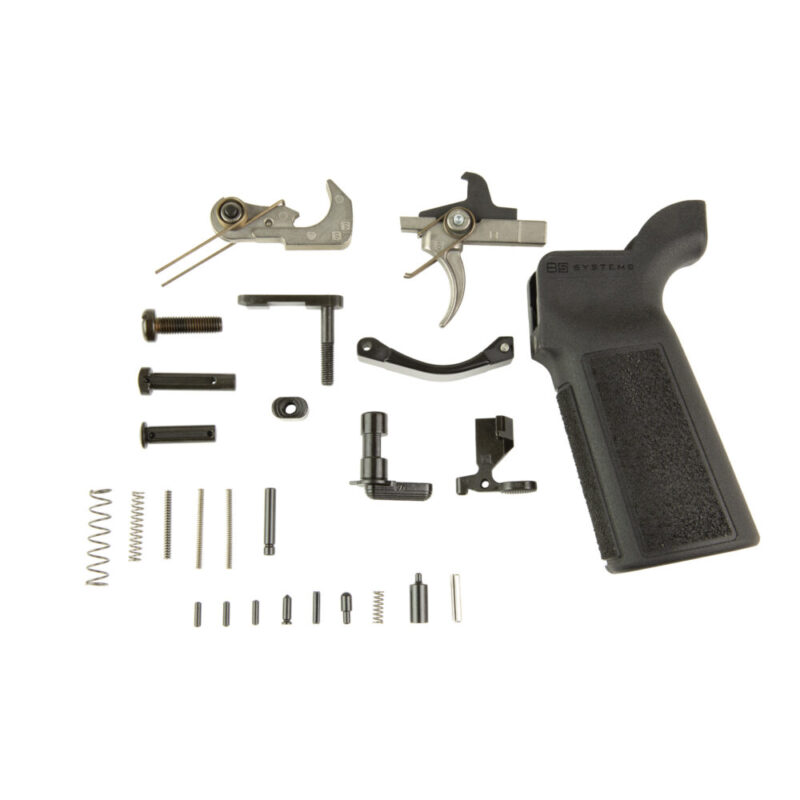 Sons of Liberty Gun Works Enhanced Blaster Guns Lower Parts Kit B5 Grip Black