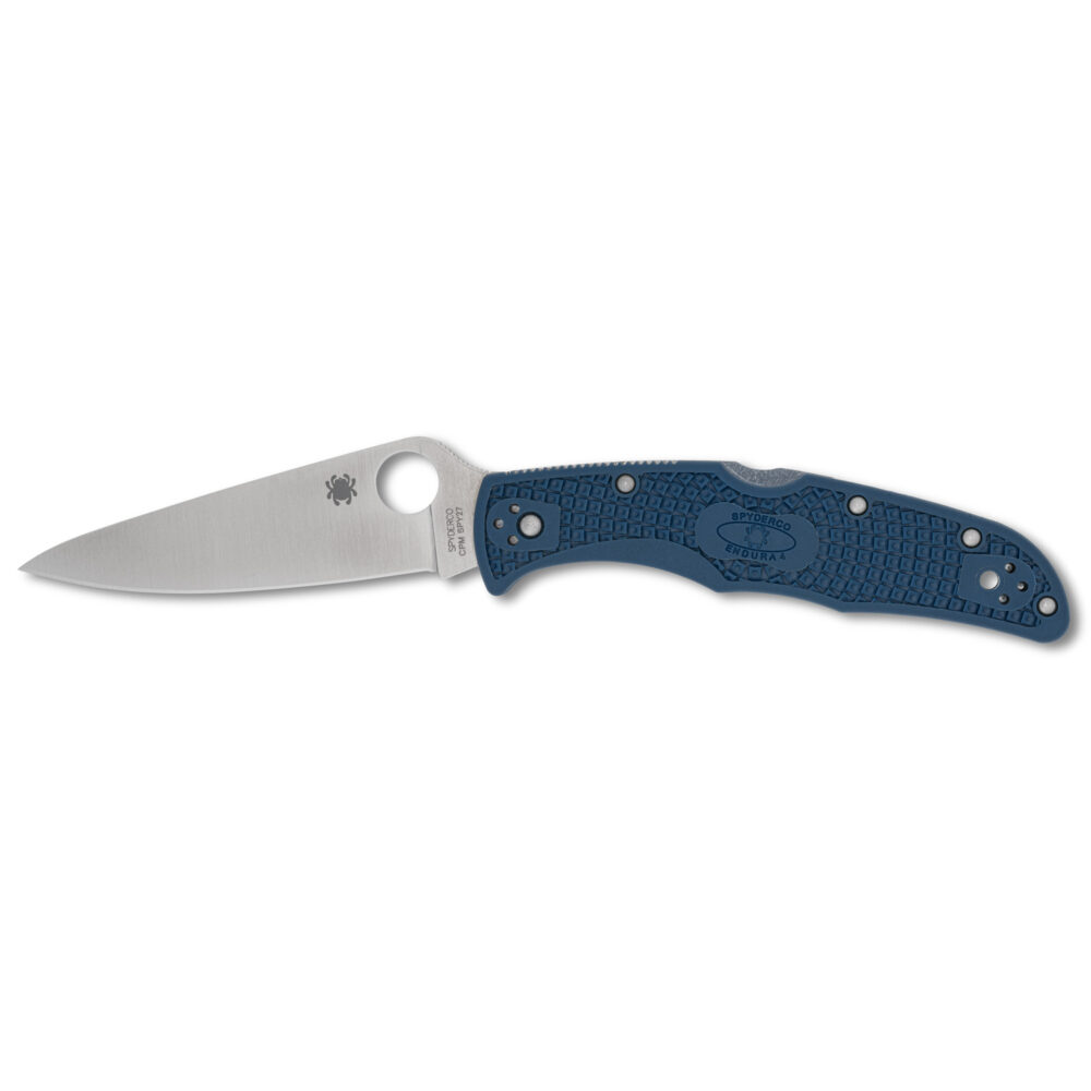 Spyderco Endura 4 Lightweight Folding Knife 3.8″ Drop Point Blade CPM SPY27 Blade Steel Silver