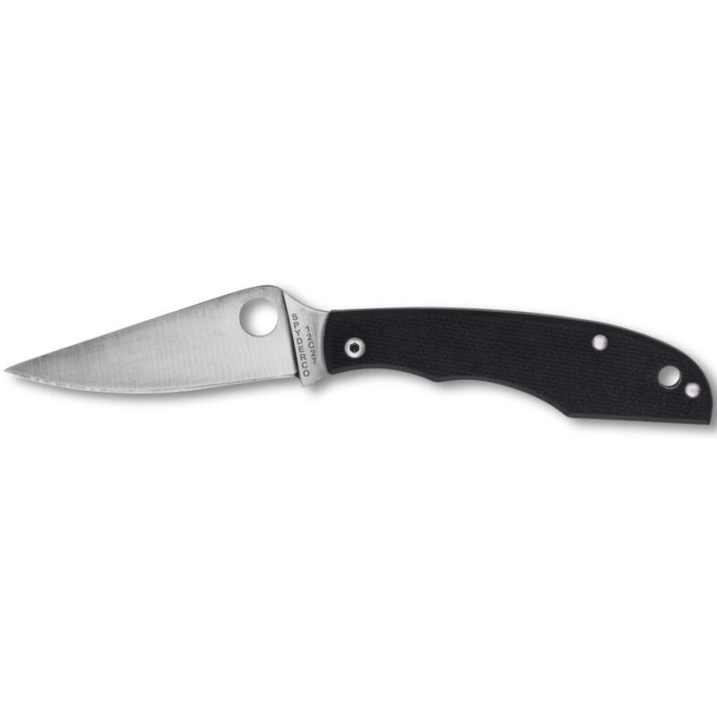 Spyderco Grasshopper Folding Knife 2.3″ Drop Point Blade 12C27 Blade Steel Silver Blade