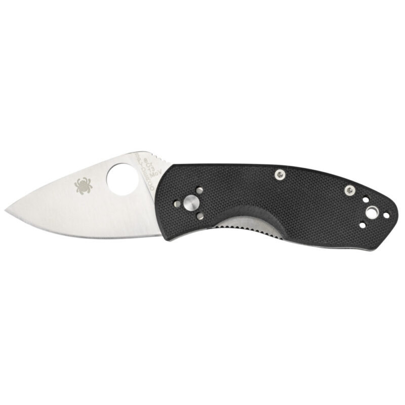 Spyderco Ambitious G-10 2.31″ Folding Knife 8Cr13MoV/Satin Black G10