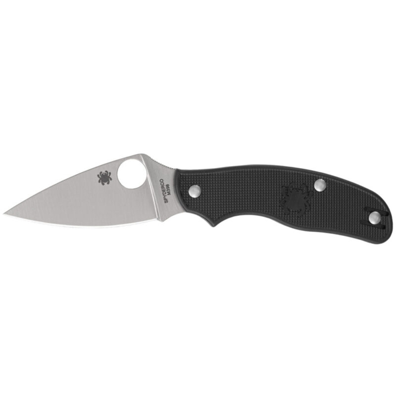 Spyderco Metropolitan Lightweight Folding Knife 2.68″ Drop Point Blade M398 Blade Steel Silver