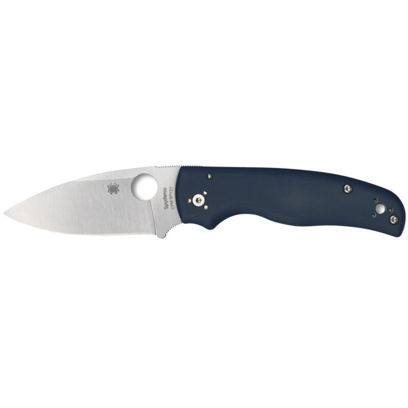 Spyderco Shaman Folding Knife 3.58″ Drop Point Blade CPM SPY27 Blade Steel Silver