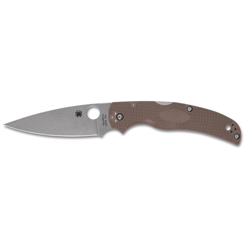 Spyderco Native Chief Lightweight Folding Knife 4.02″ Drop Point CPM15V Blade Steel Silver
