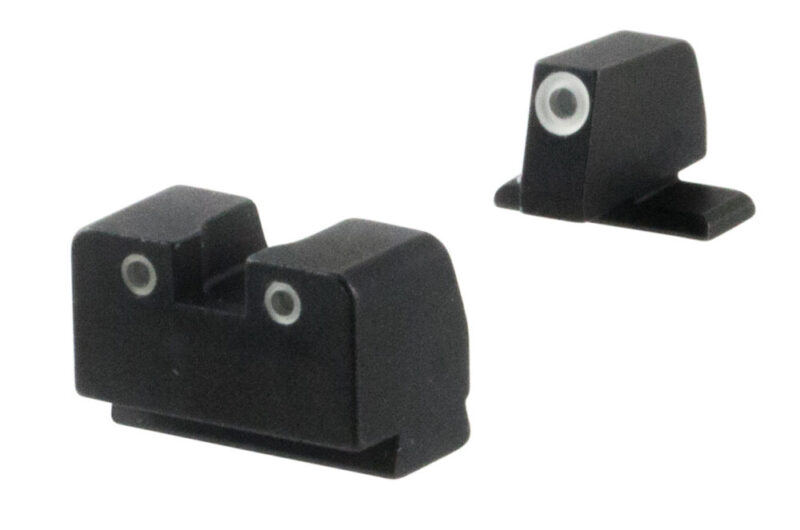 AmeriGlo Optic Compatible Sight for Sig Sauer Suppressor Height Sight Green/Tritium White Outline