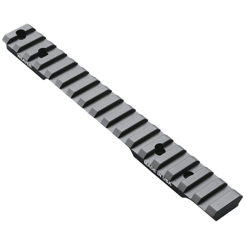 Weaver Mounts Multi-Slot Base Extended Multi-Slot Base Black Anodized