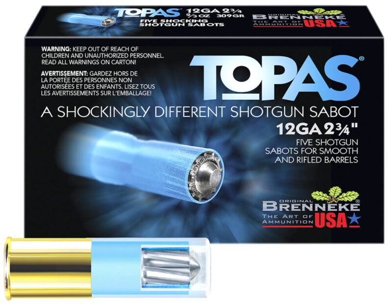 Brenneke TOPAS Hunting 12 Gauge Sabot Slug 5 rd