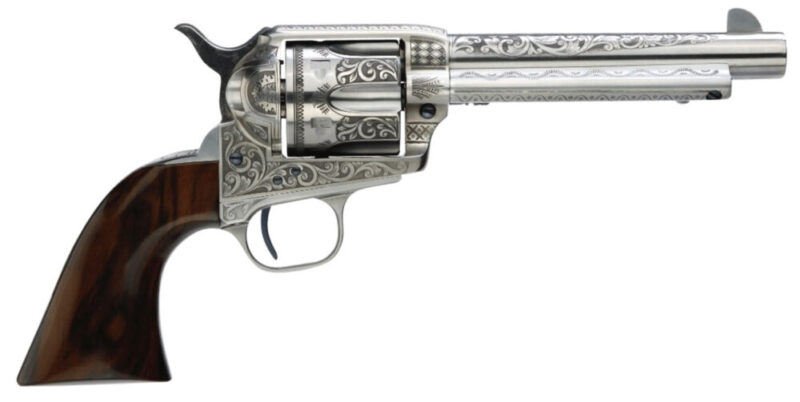 Taylor’s & Company 1873 Cattleman 45 Colt (LC) 6 White Photo Engraved