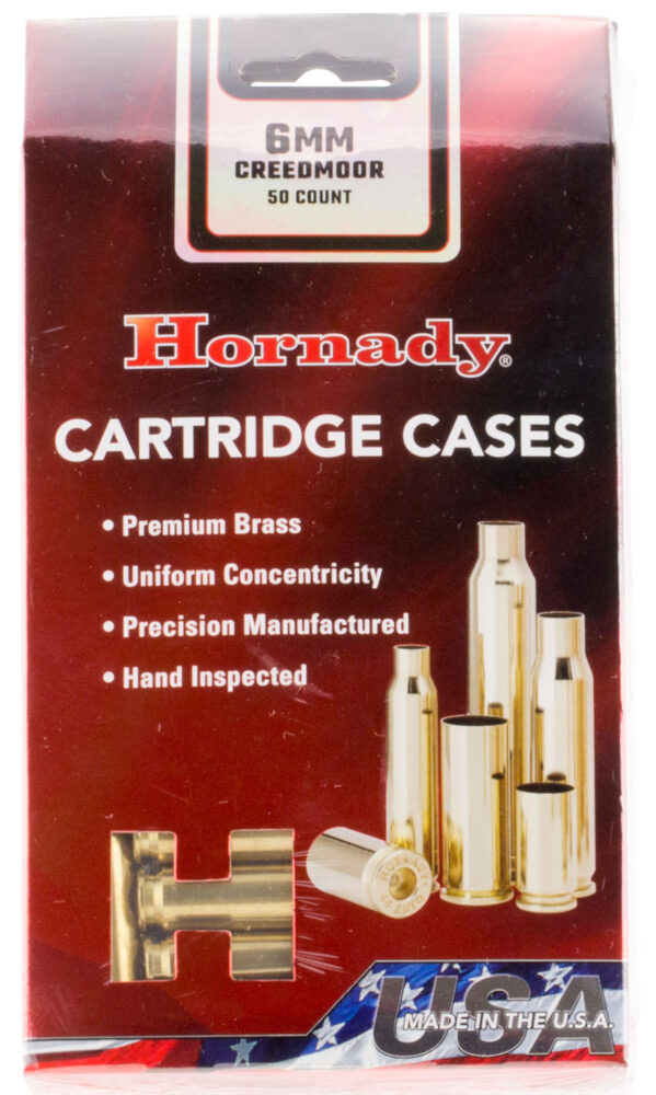 Hornady Unprimed Cases Cartridge Creedmoor 6mm