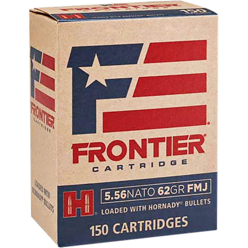 Frontier Cartridge Military Grade Centerfire Rifle 5.56x45mm NATO 62 gr Full Metal Jacket 150 rd