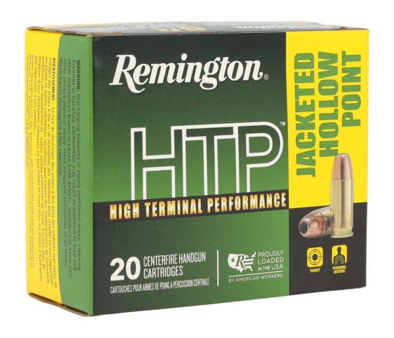 Remington HTP Defense 380 ACP 88 gr Jacketed Hollow Point 20 rd