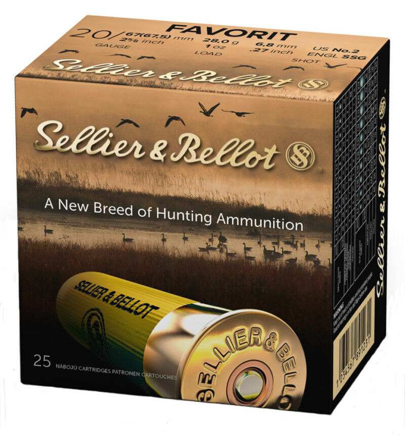 Sellier & Bellot Hunting 20 Gauge Buckshot 25 rd