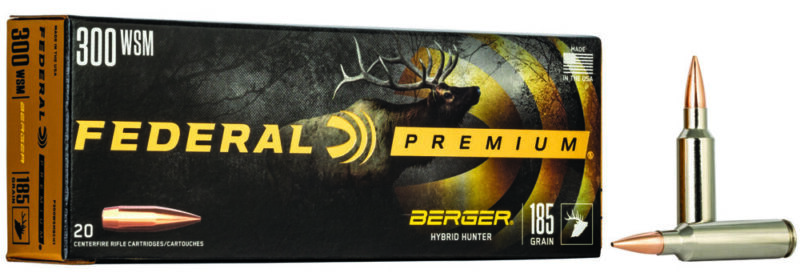 Federal Premium Hunting 300 WSM 185 gr Berger Hybrid Hunter 20 rd