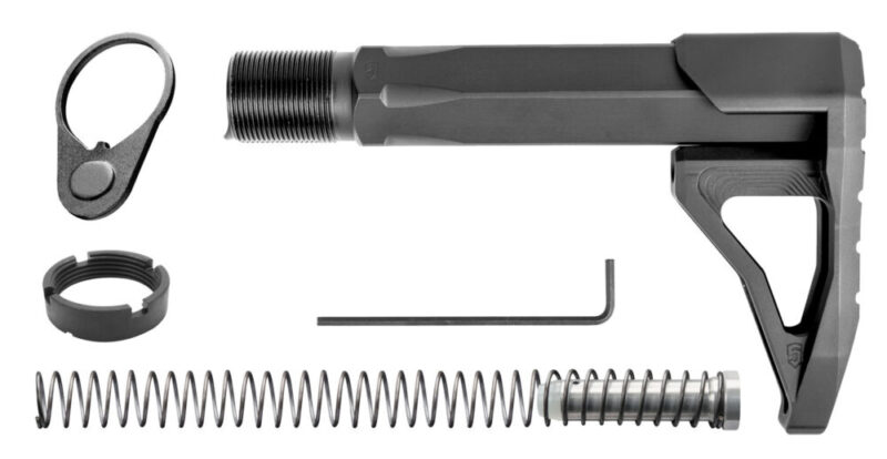 Phase 5 Weapon Systems Carbine Mini Stock Assembly Black