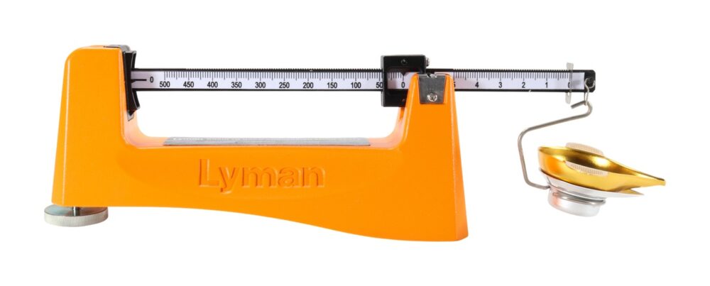 Lyman Brass Smith 500 Metal Reloading Scale Orange